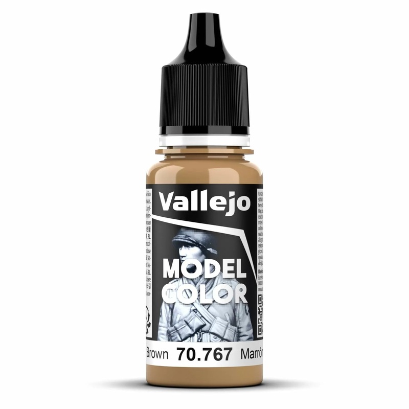 Vallejo Model Colour – Desert Brown (Single Bottle 18ml)