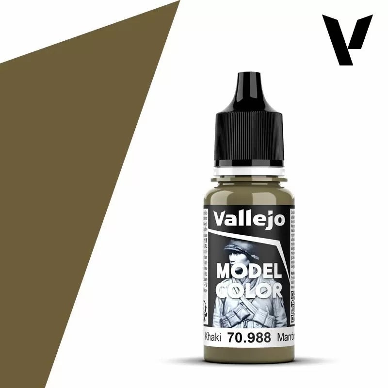 Vallejo Model Colour – Khaki (Single Bottle 18ml)