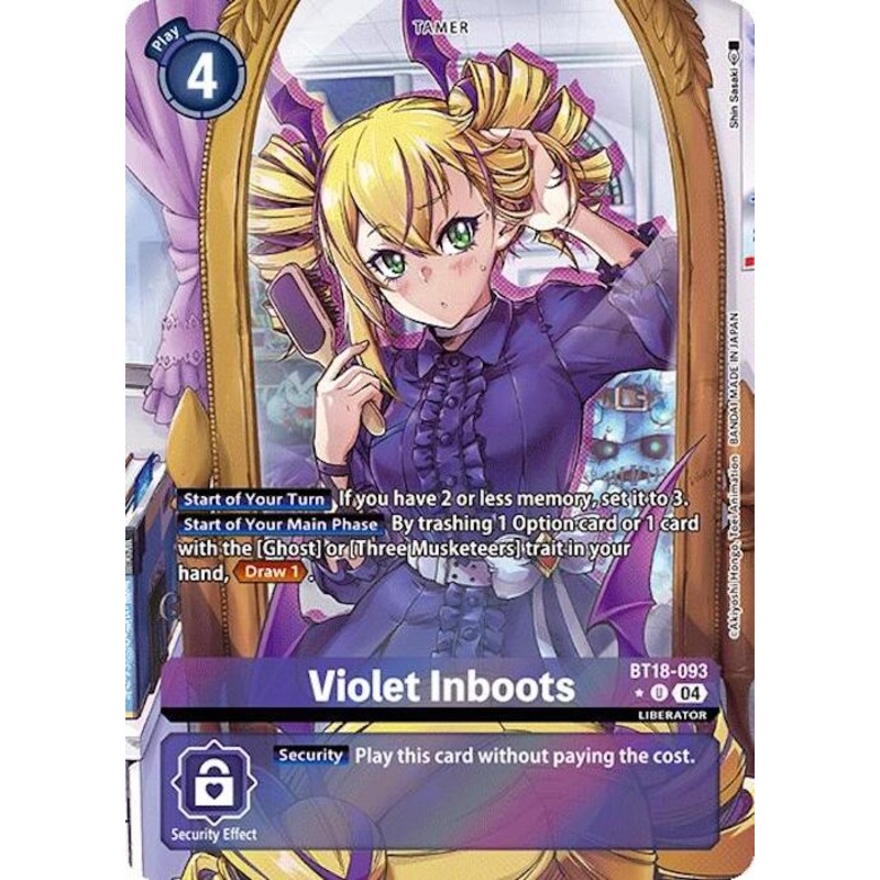 Violet Inboots [BT18-093] (Alternate Art) [Release Special Booster Ver.2.0]