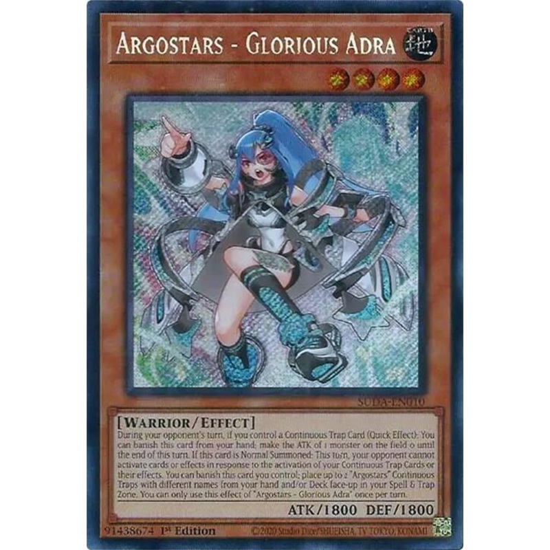 Argostars – Glorious Adra [SUDA-EN010] Secret Rare