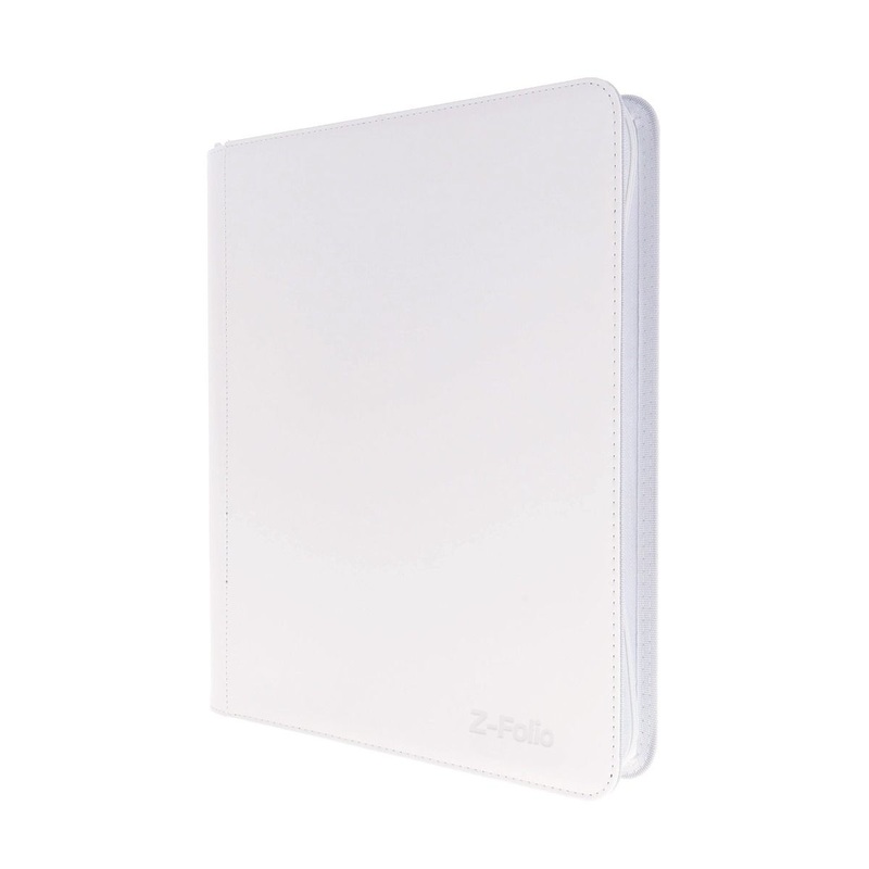 BCW Z-Folio LX 9 Toploader Pocket Binder – White