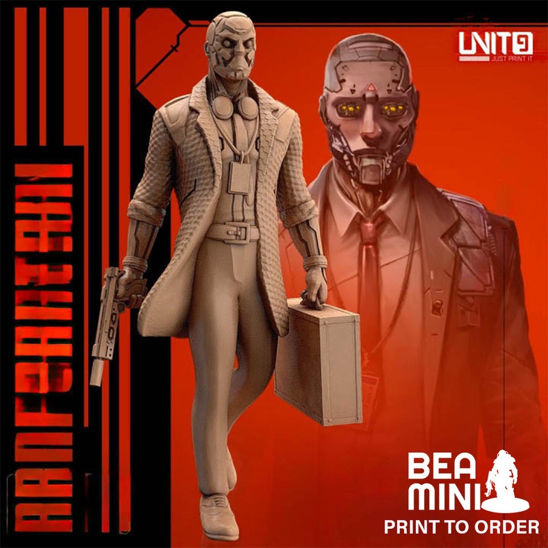 Ryder – Corporate Courier | BeaMini Print to Order Miniatures