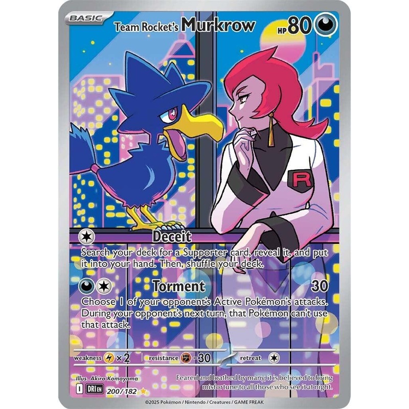 Team Rocket’s Murkrow (200/182) [Scarlet & Violet: Destined Rivals]