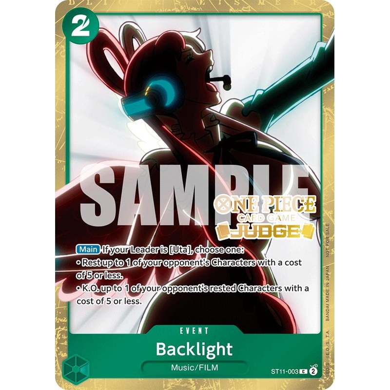 Backlight (Judge Pack Vol. 5) [One Piece Promotion Cards]
