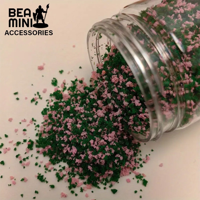 Bea Mini Basing Flock – Mixed Pink and Green