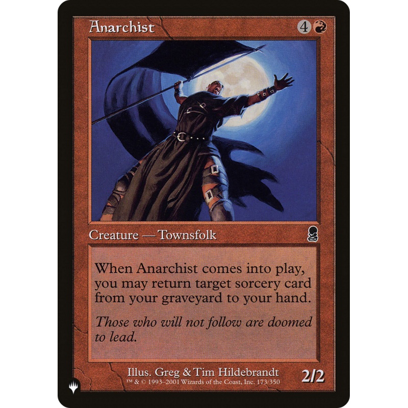 Anarchist [The List]