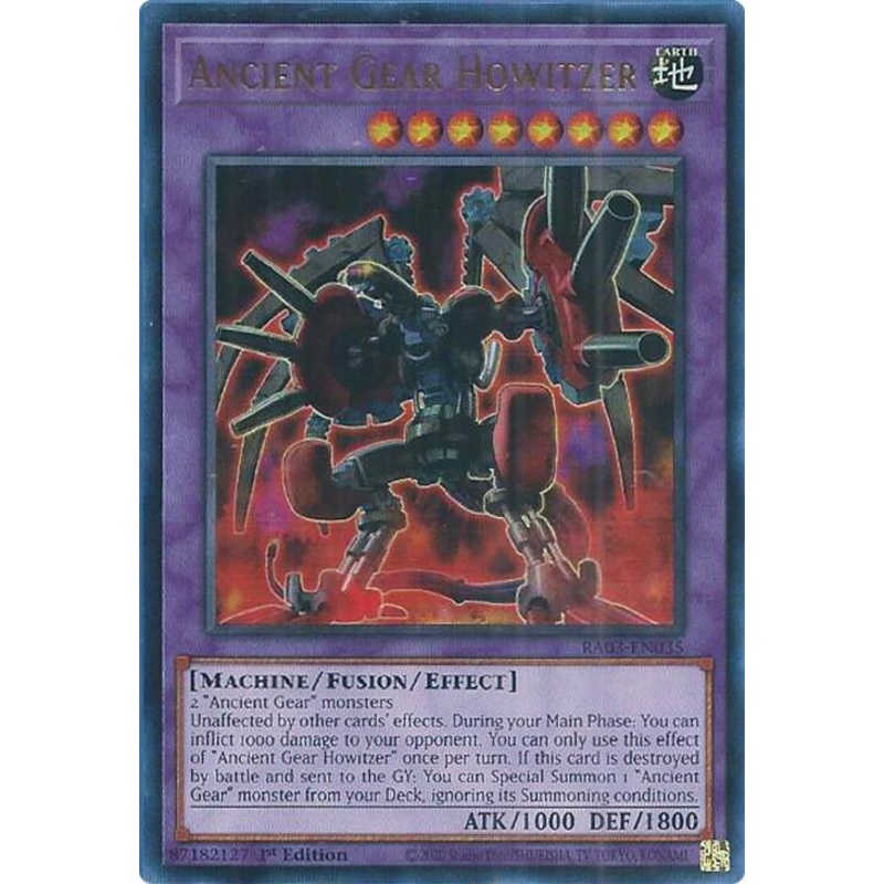Ancient Gear Howitzer (UR) [RA03-EN035] Ultra Rare