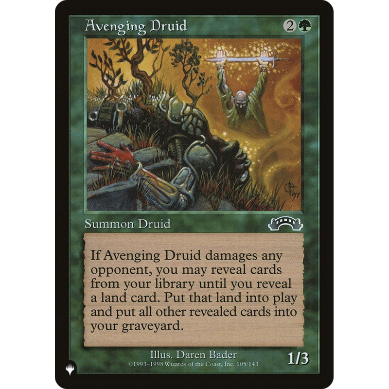 Avenging Druid [The List]