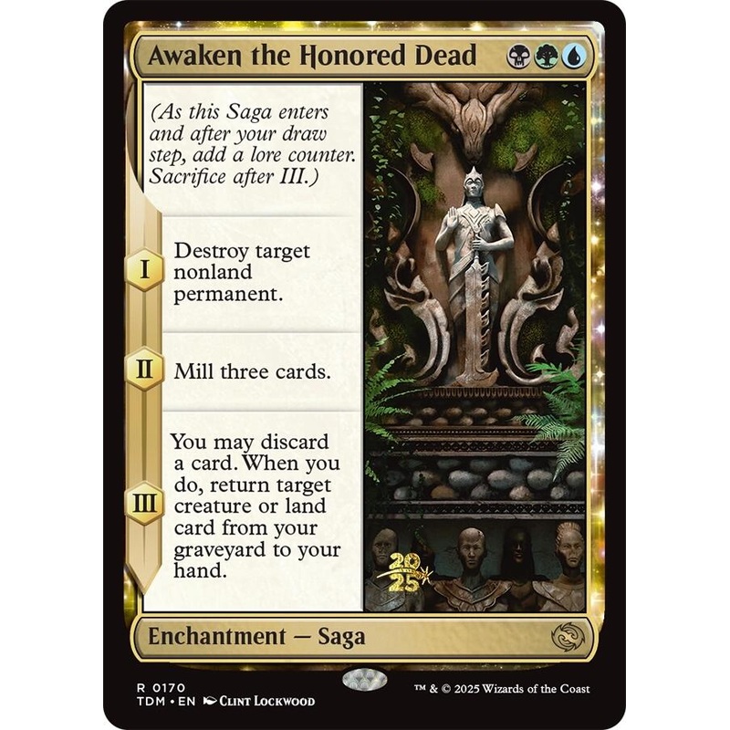 Awaken the Honored Dead [Tarkir: Dragonstorm Prerelease Cards]