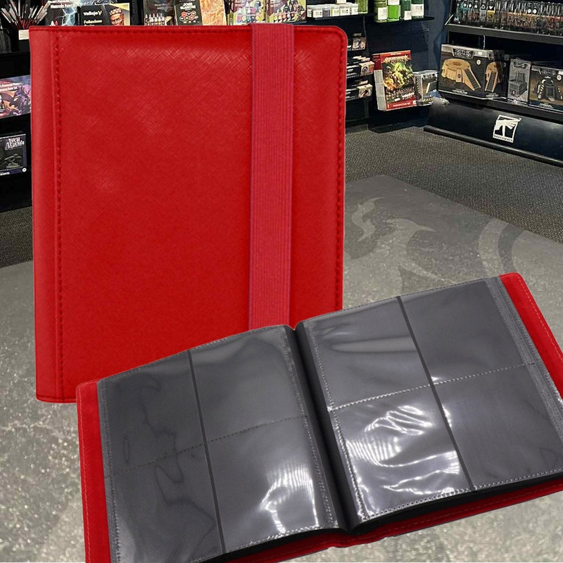 Dex Binder 4  – Red (Holds 160 Cards) by Dex Protection