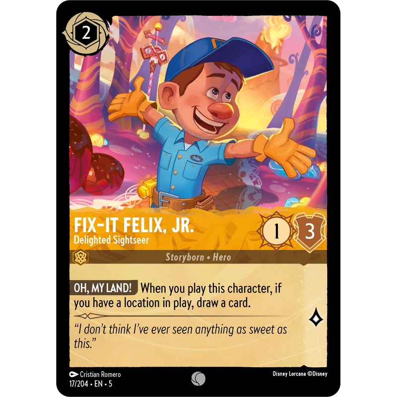 Fix-It Felix, Jr. – Delighted Sightseer (17/204) [Shimmering Skies]