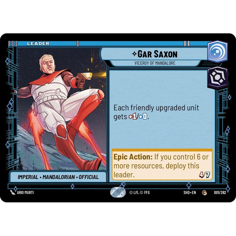Gar Saxon – Viceroy of Mandalore (001/262) [Shadows of the Galaxy]
