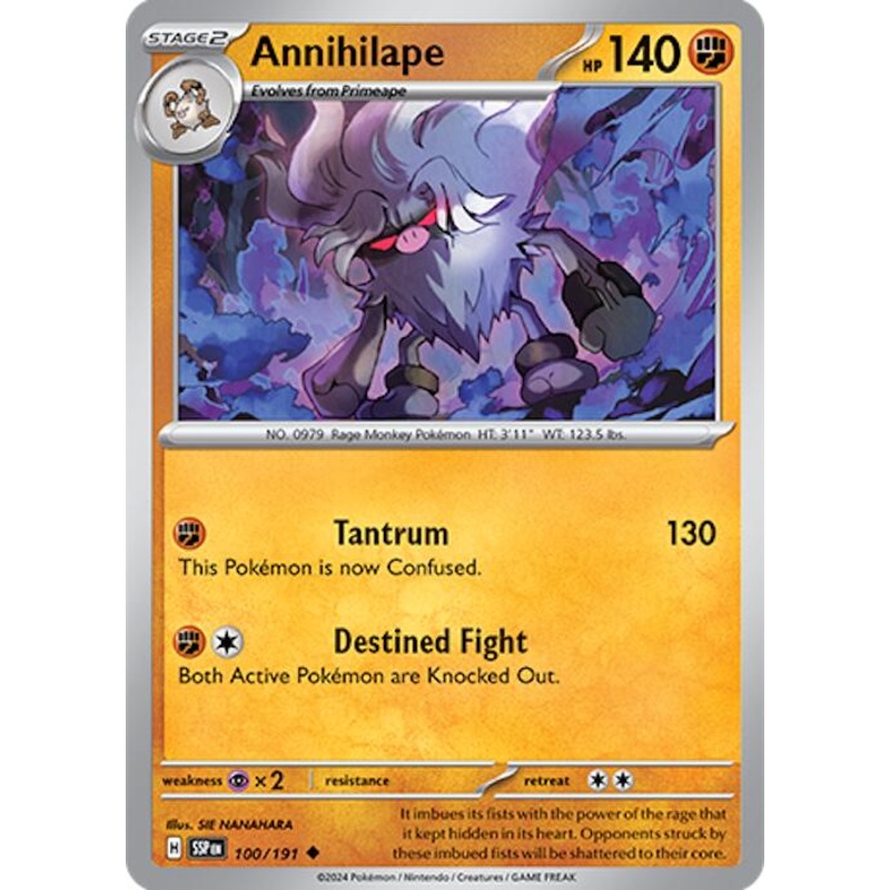Annihilape (100/191) [Scarlet & Violet: Surging Sparks]