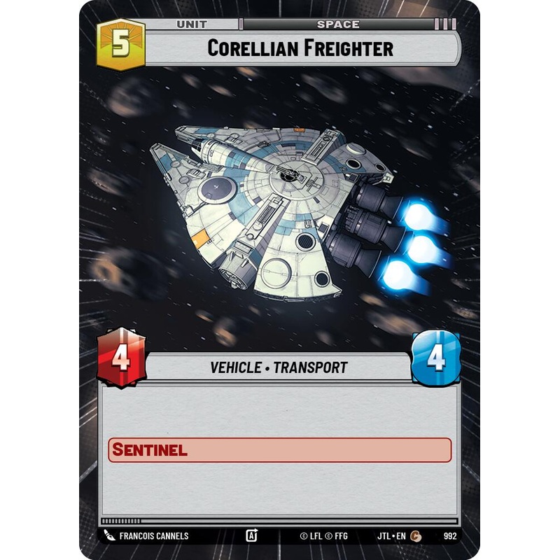 Corellian Freighter (992) (Hyperspace Foil) (992) [Jump to Lightspeed]