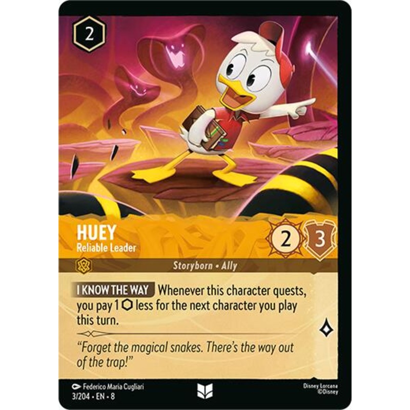 Huey – Reliable Leader (Cold Foil) (3/204) [Reign of Jafar]