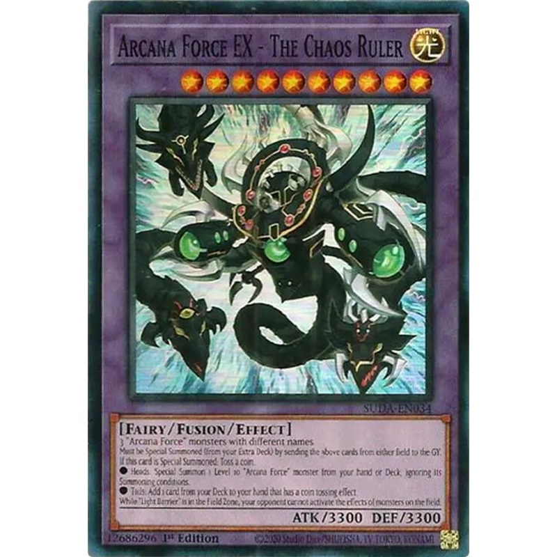 Arcana Force EX – The Chaos Ruler [SUDA-EN034] Super Rare