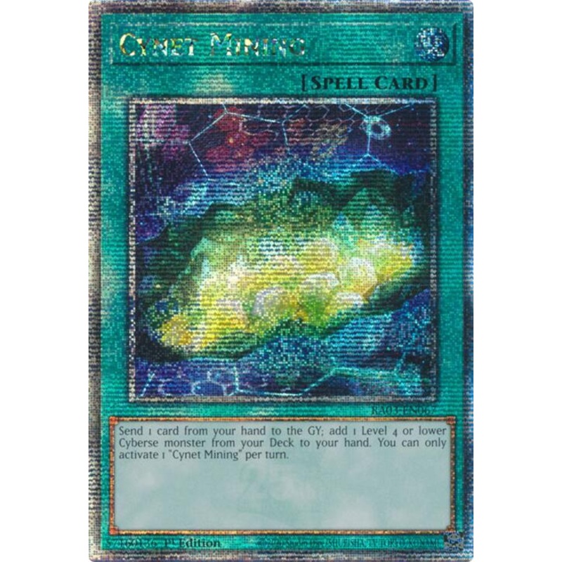 Cynet Mining (Quarter Century Secret Rare) [RA03-EN067] Quarter Century Secret Rare