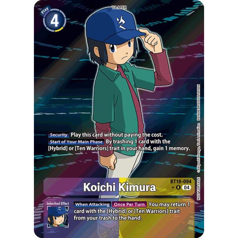 Koichi Kimura [BT18-094] (Release Special Booster Ver.2.0: Box Promotion Pack) [Release Special Booster Ver.2.0]