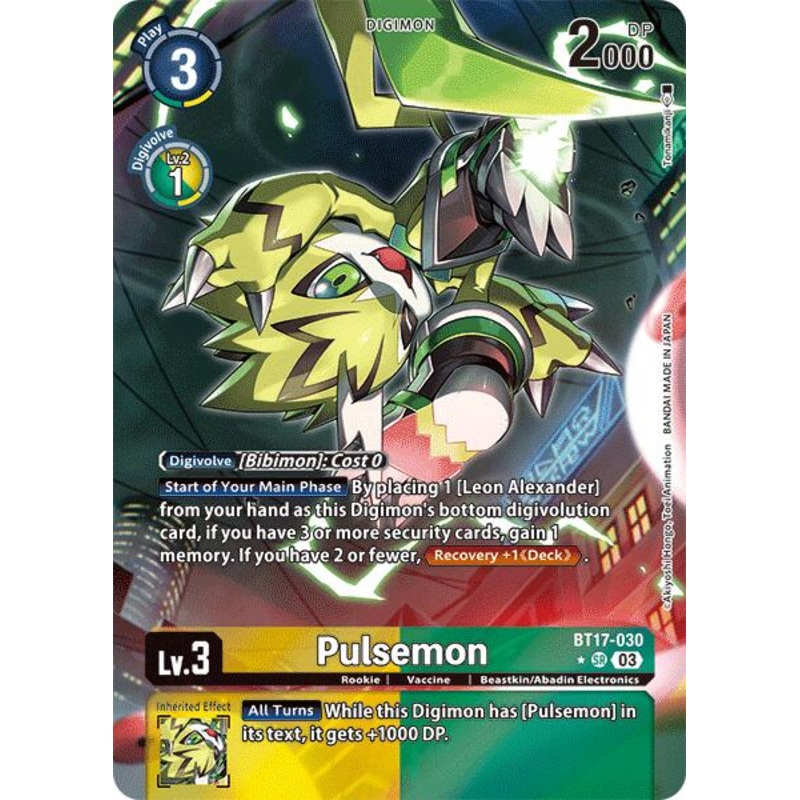 Pulsemon [BT17-030] (Alternate Art) [Secret Crisis]