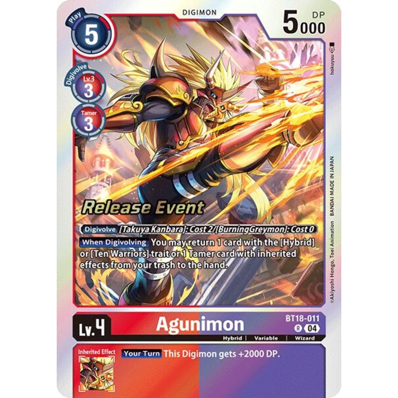 Agunimon [BT18-011] [Release Special Booster Ver.2.0 Promos]