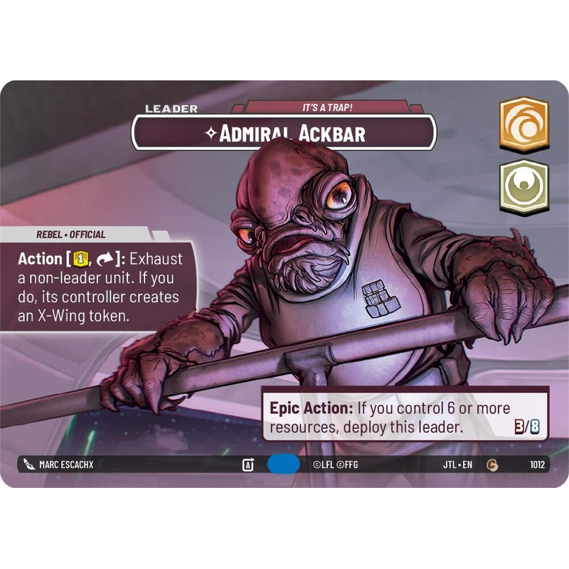 Admiral Ackbar – It’s A Trap! (1012) (Showcase) (1012) [Jump to Lightspeed]