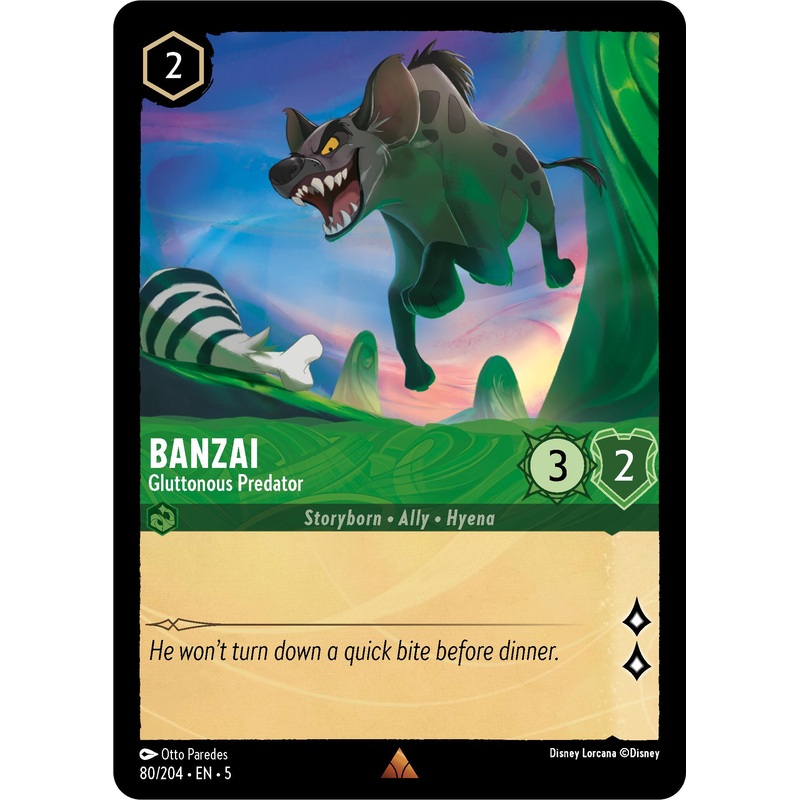 Banzai – Gluttonous Predator (80/204) [Shimmering Skies]