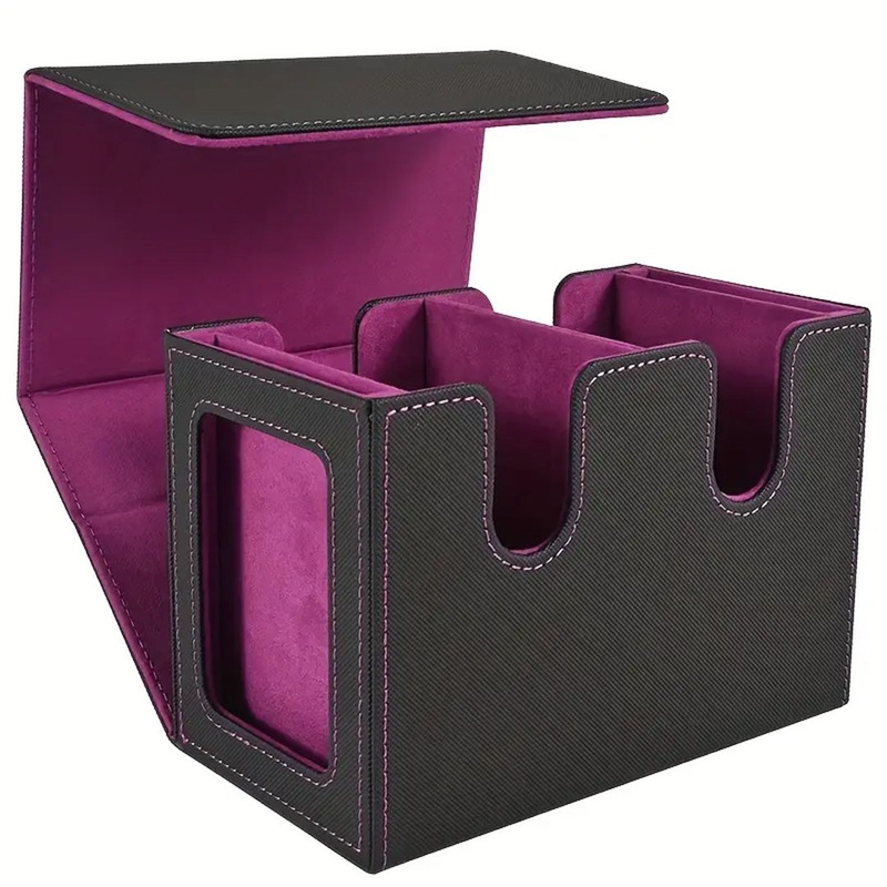 Bea Box 200+ Commander Display Deck Box – Black/Purple
