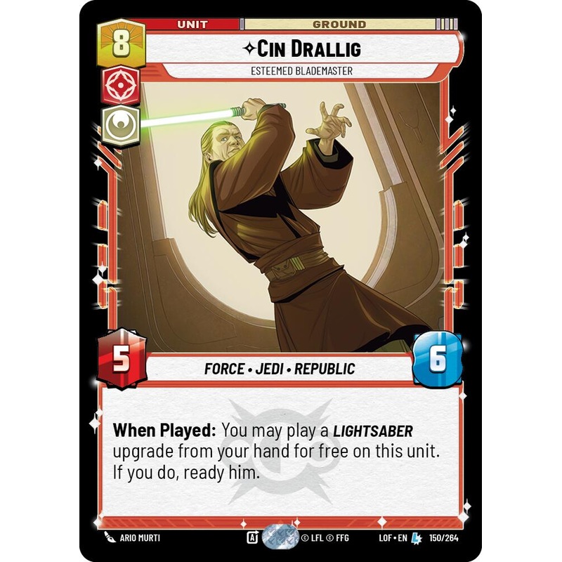 Cin Drallig – Esteemed Blademaster (150/264) (150/264) [Legends of the Force]