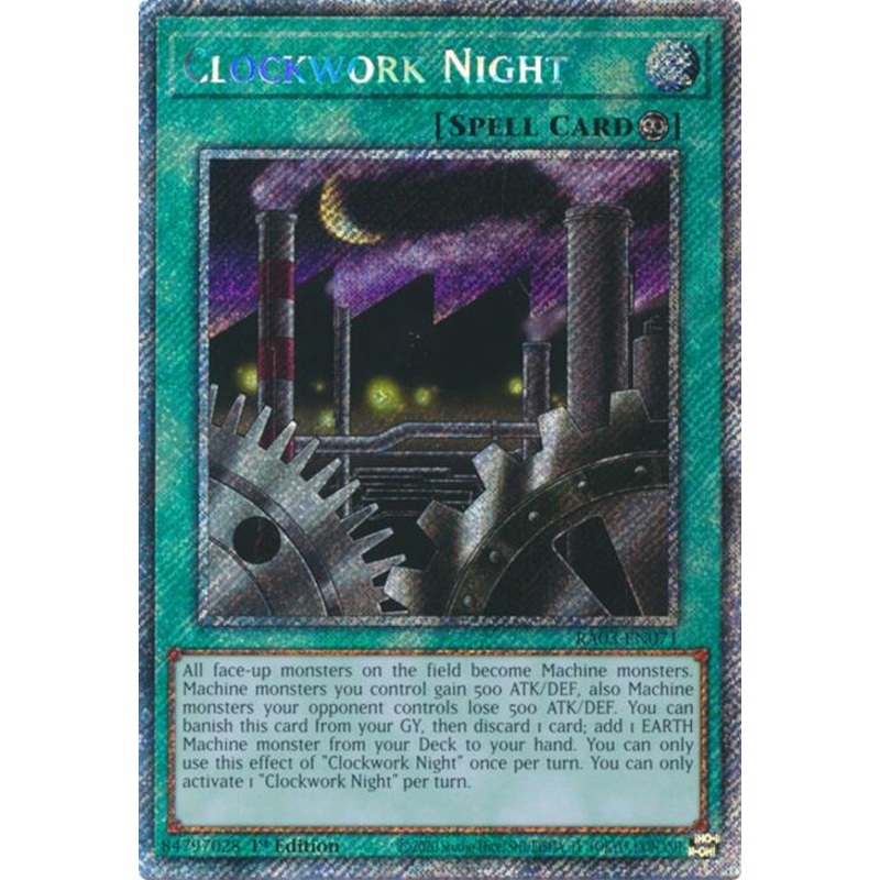 Clockwork Night (Platinum Secret Rare) [RA03-EN071] Platinum Secret Rare