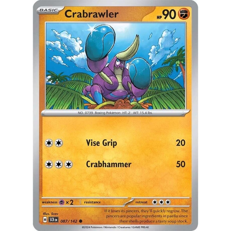 Crabrawler (087/142) [Scarlet & Violet: Stellar Crown]