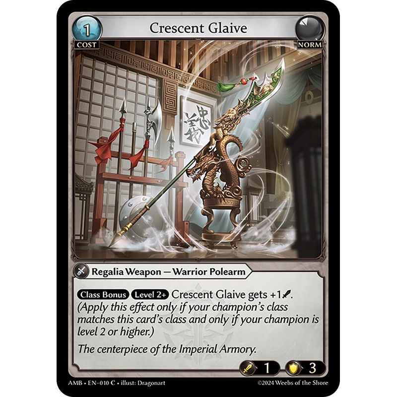Crescent Glaive (010) [Mortal Ambition]