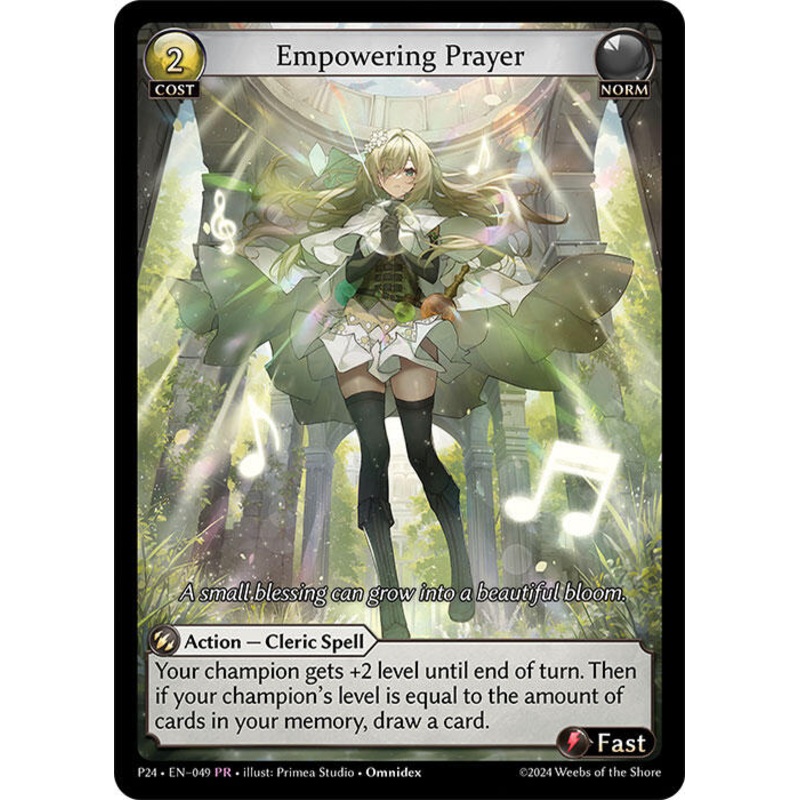 Empowering Prayer (049) [Promotional Cards]