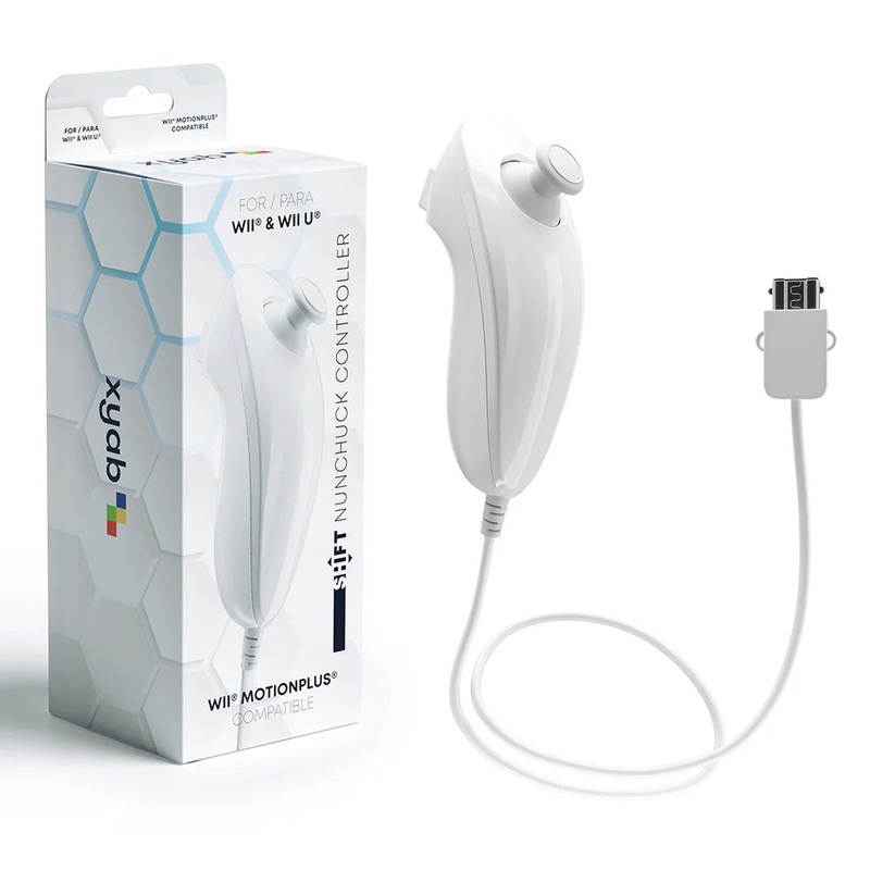 XYAB Wired Nunchuck Controller – Wii / Wii U (White)