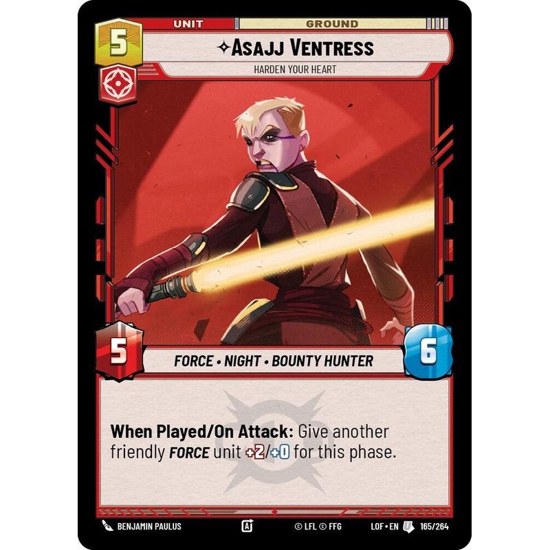 Asajj Ventress – Harden Your Heart (165/264) (165/264) [Legends of the Force]