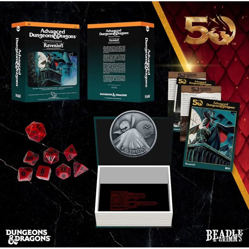 Beadle & Grimm’s: Dungeons & Dragons Classic Module Dice Collection – Ravenloft