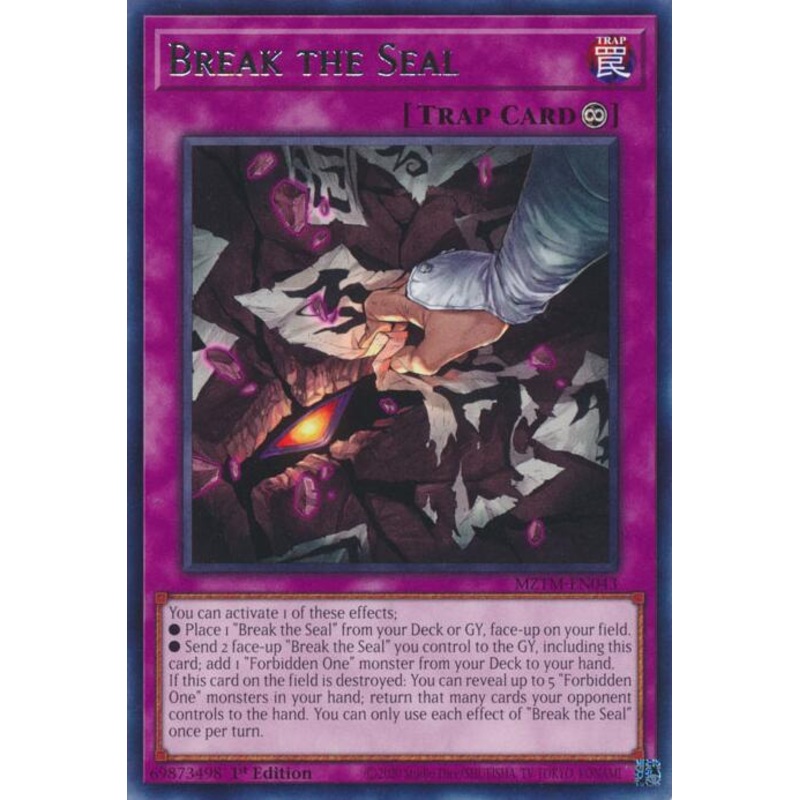 Break the Seal [MZTM-EN043] Rare