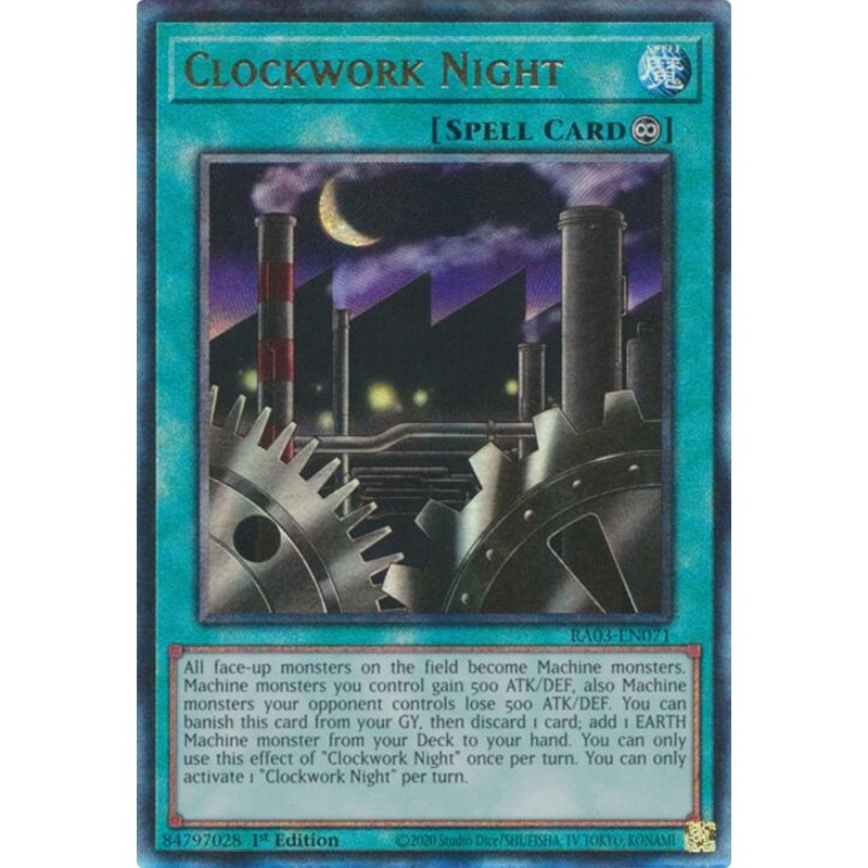 Clockwork Night (UTR) [RA03-EN071] Prismatic Ultimate Rare