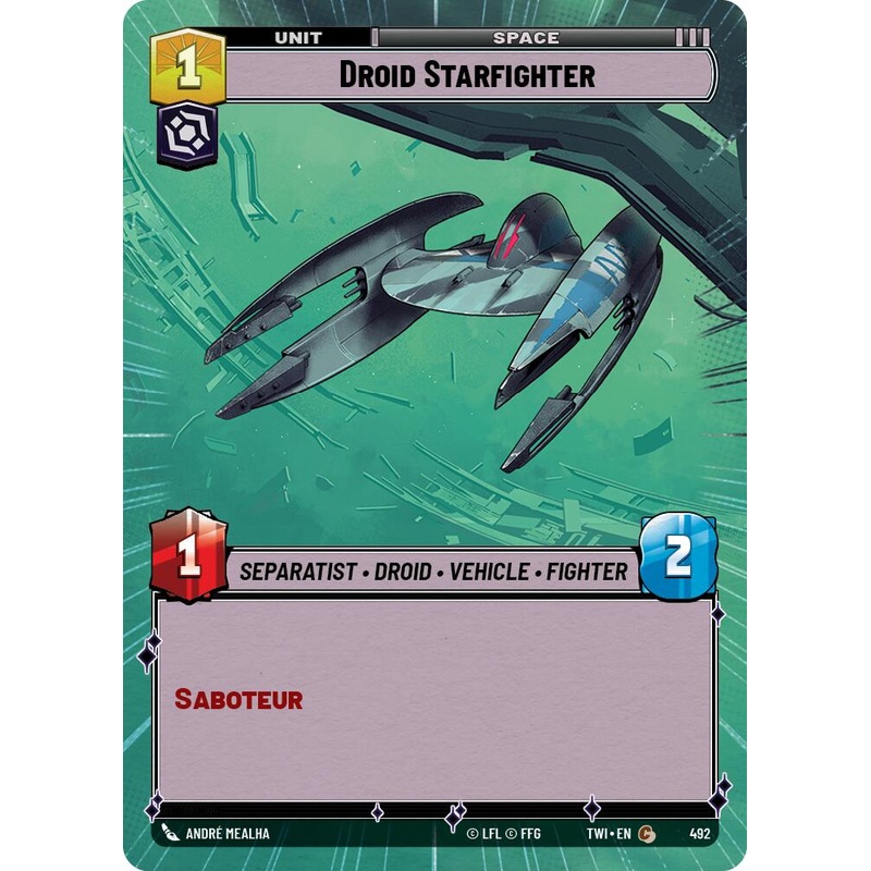 Droid Starfighter (Hyperspace) (492) [Twilight of the Republic]