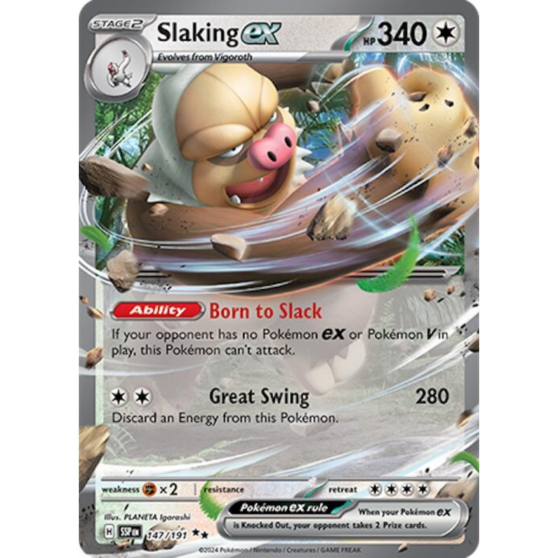 Slaking ex (147/191) [Scarlet & Violet: Surging Sparks]