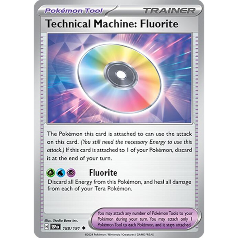 Technical Machine: Fluorite (188/191) [Scarlet & Violet: Surging Sparks]