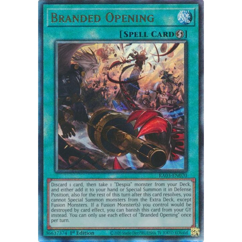 Branded Opening (UTR) [RA03-EN070] Prismatic Ultimate Rare
