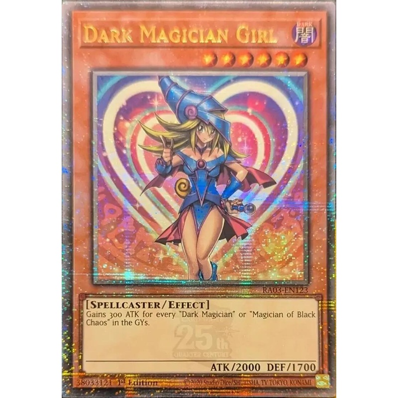 Dark Magician Girl (Quarter Century Secret Rare) [RA03-EN123] Quarter Century Secret Rare