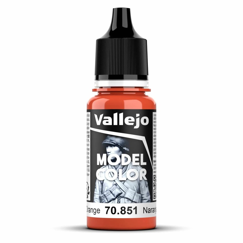 Vallejo Model Colour – Bright Orange (Single Bottle 18ml)