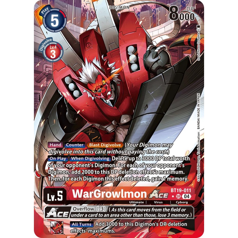 WarGrowlmon ACE [BT19-011] (Alternate Art) [Release Special Booster Ver.2.5]