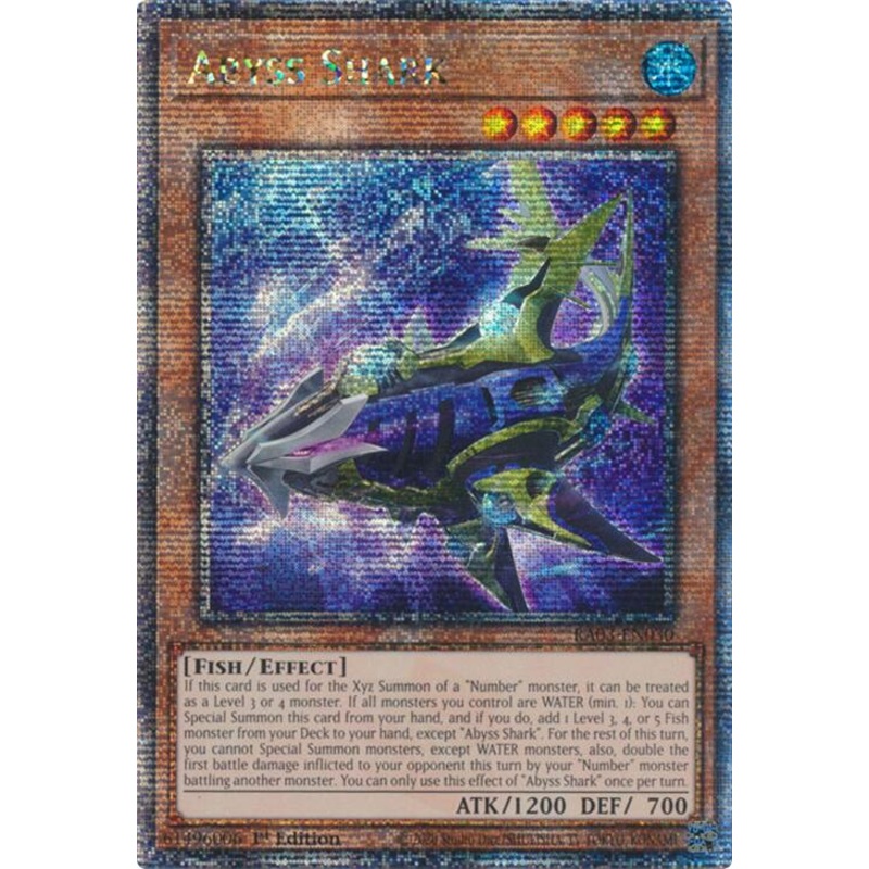 Abyss Shark (Quarter Century Secret Rare) [RA03-EN030] Quarter Century Secret Rare