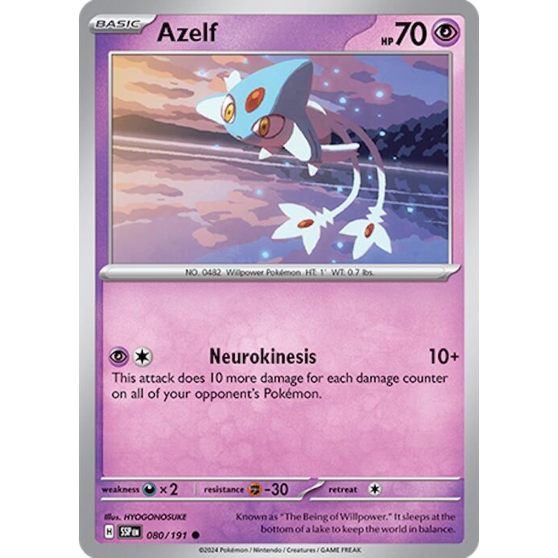 Azelf (080/191) [Scarlet & Violet: Surging Sparks]