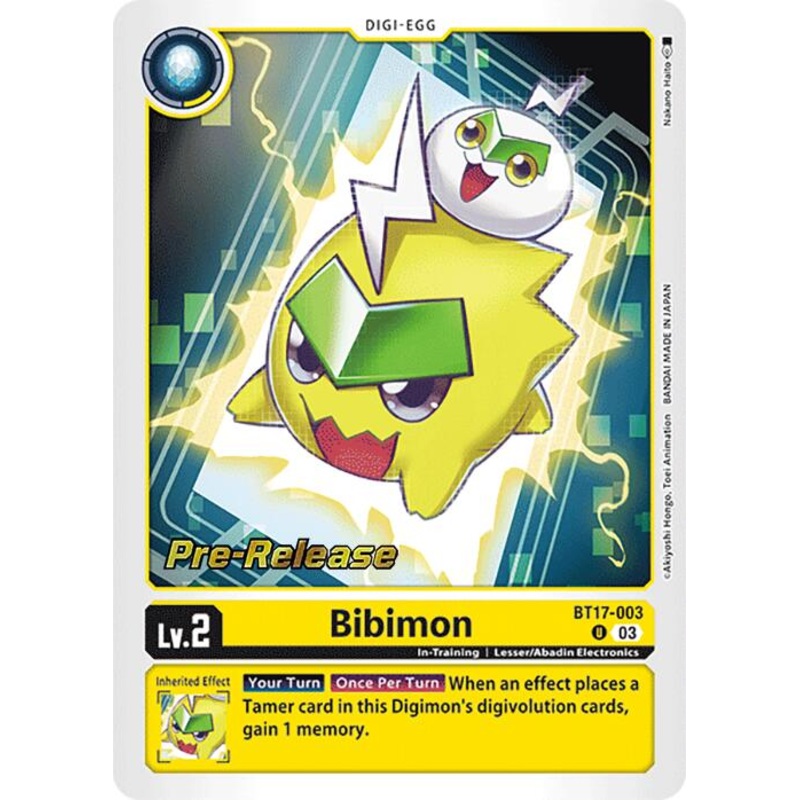 Bibimon [BT17-003] [Secret Crisis Pre-Release Cards]