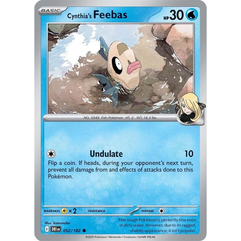 Cynthia’s Feebas (052/182) [Scarlet & Violet: Destined Rivals]