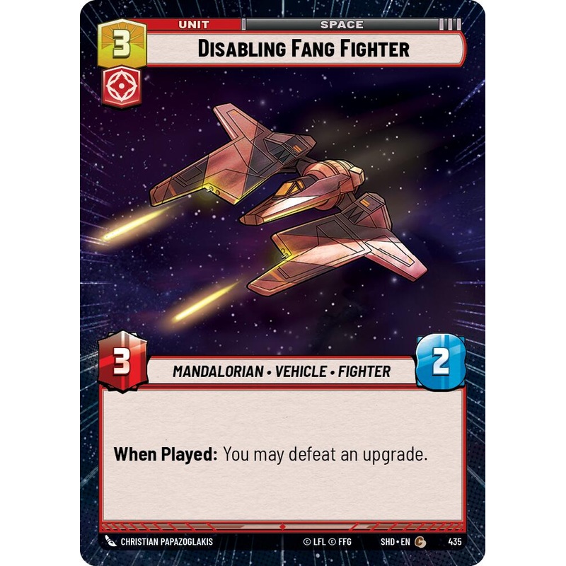Disabling Fang Fighter (Hyperspace) (435) [Shadows of the Galaxy]