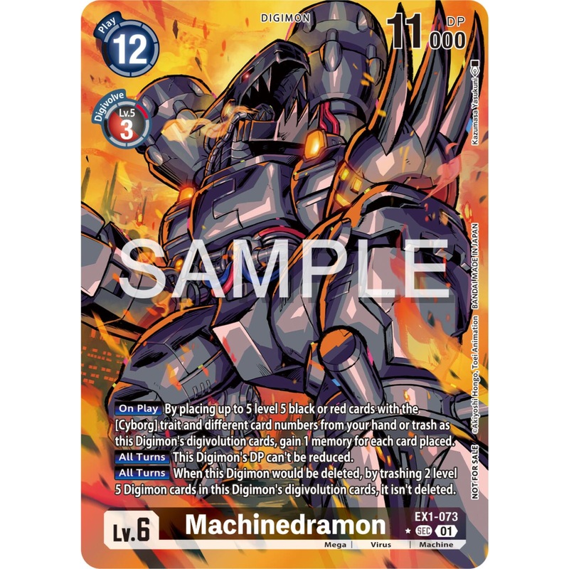 Machinedramon [EX1-073] (Release Special Booster Ver.2.0 Celebration Event Winner) [Release Special Booster Ver.2.0 Promos]